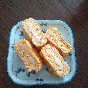 ヨーグルト入りꕤ 柔らかチーズ卵焼き✧˖°